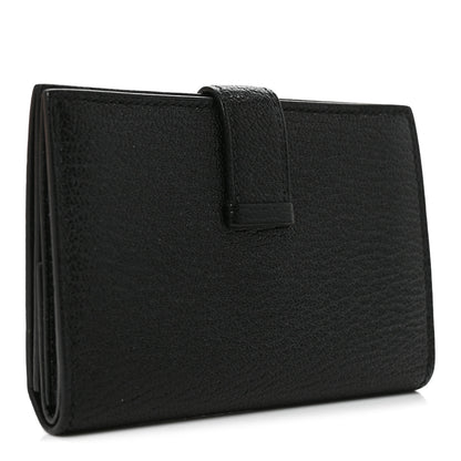 Hermes Chevre Mysore Mini Bearn Wallet Black 3 of 7