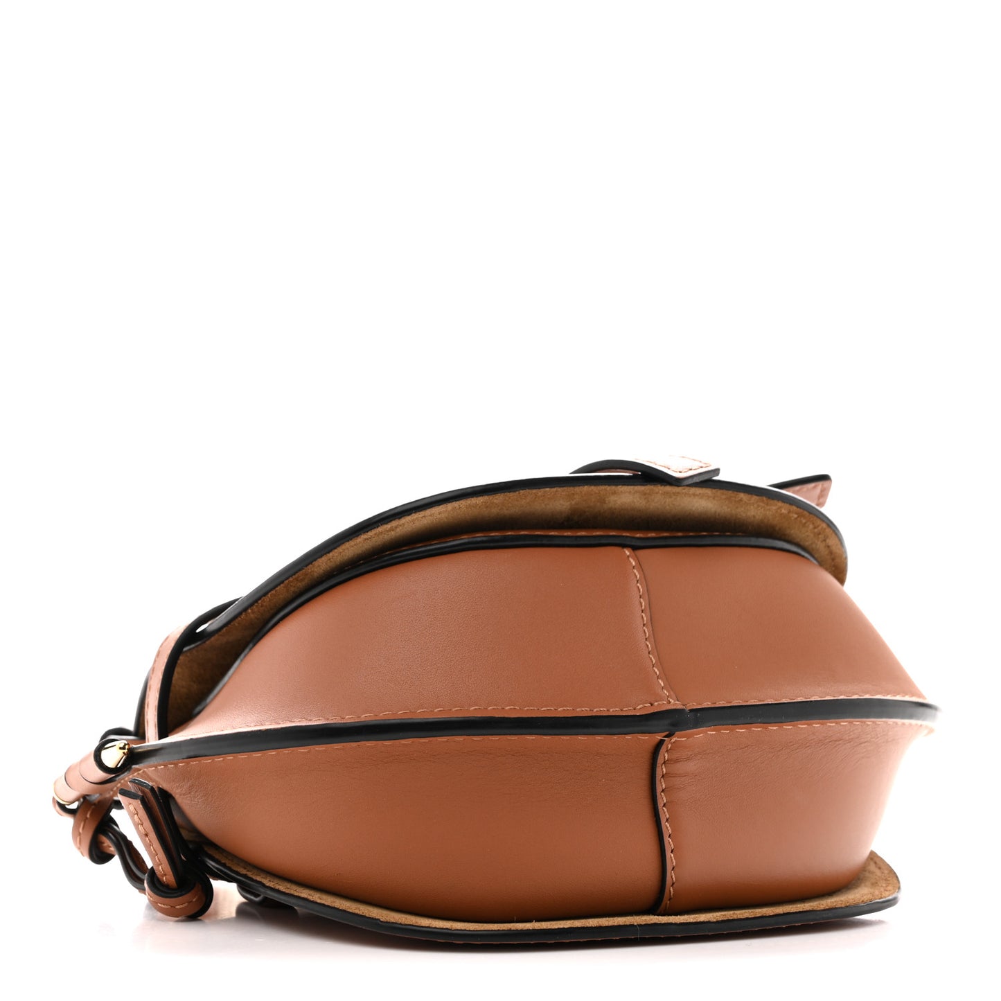 Calfskin Jacquard Mini Gate Dual Bag Tan