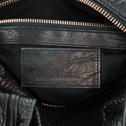 Alexander Wang Pebbled Lambskin Rocco Black Rose Gold Hardware 6 of 7