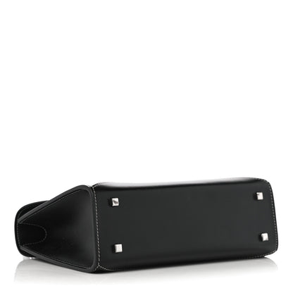 Moynat Box Calfskin Gabrielle PM Black 4 of 9