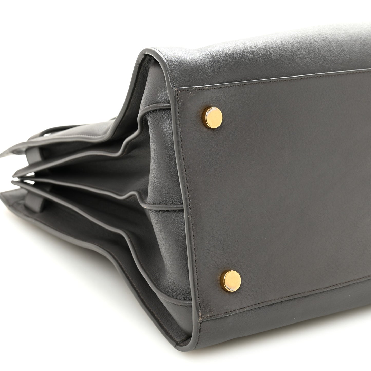 Calfskin Large Sac de Jour Carryall Grey