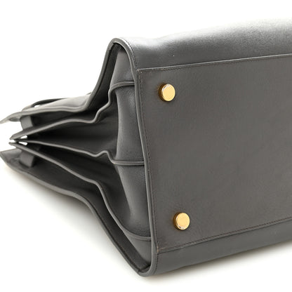 Saint Laurent Calfskin Large Sac de Jour Carryall Grey 10 of 10