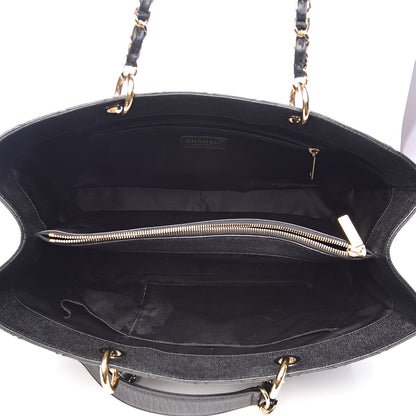 Chanel Caviar Quilted XL Grand Shopping Tote GST Black 5 of 12