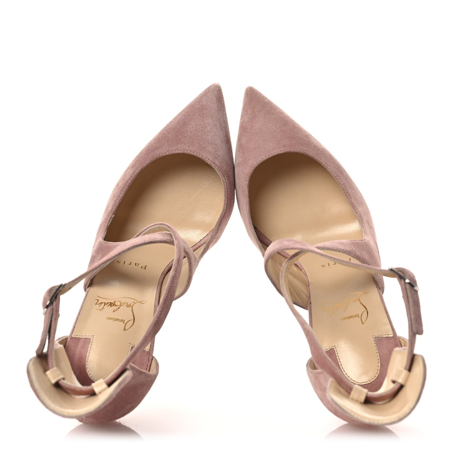 Veau Velours Marlenarock 100 Pumps 38 Ronsard