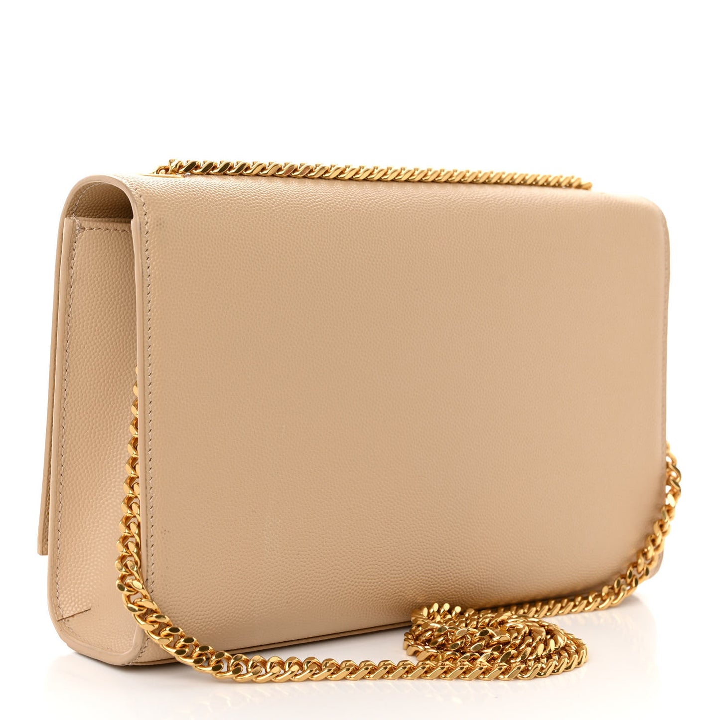 Grain De Poudre Medium Monogram Kate Satchel Dark Beige