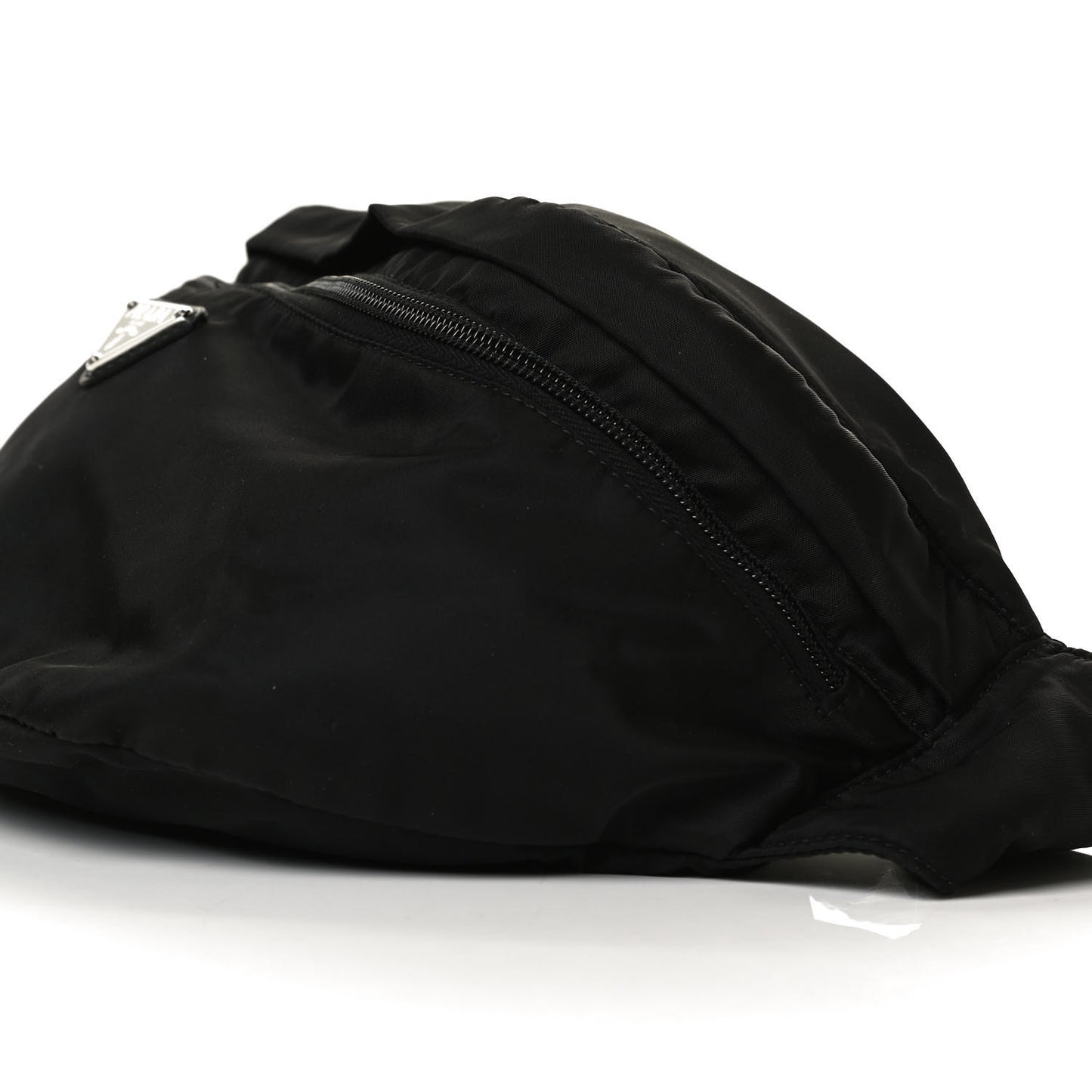 Re-Nylon Saffiano Convertible Belt Bag Black
