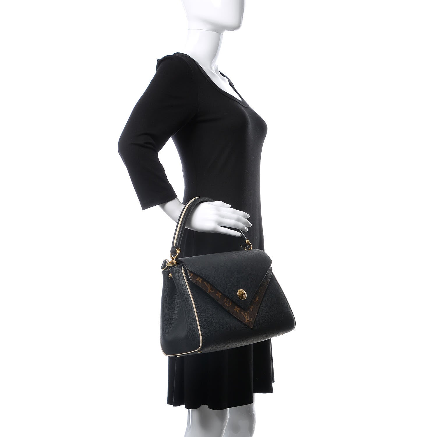 Louis Vuitton Monogram Double V Black 2 of 13