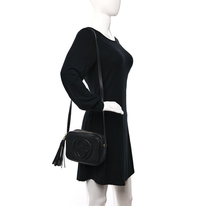Gucci Pebbled Calfskin Small Soho Disco Bag Black 2 of 10