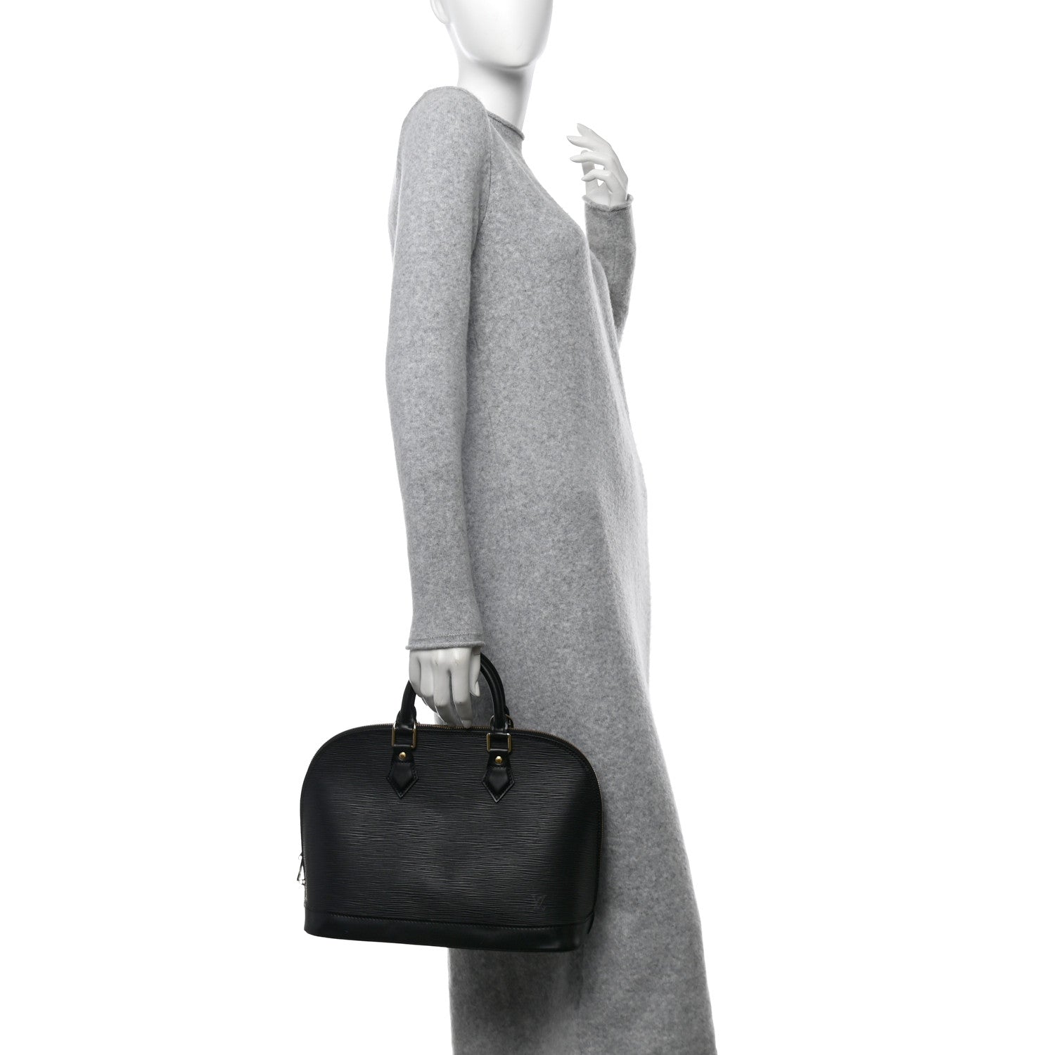 Louis Vuitton Epi Alma PM Black 2 of 10