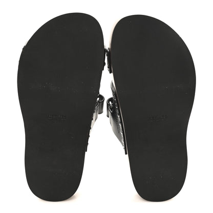 Hermes Calfskin Womens Kos Clog 37 Black 6 of 10