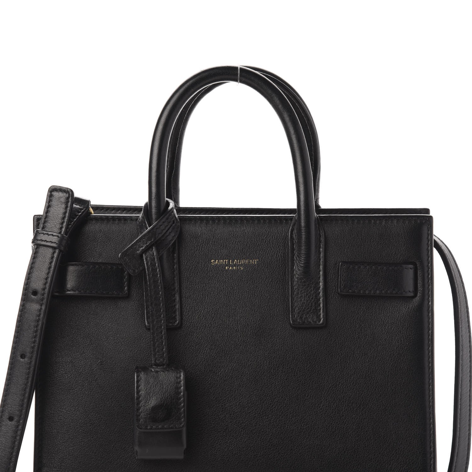 Saint Laurent Calfskin Nano Sac de Jour Black 9 of 9