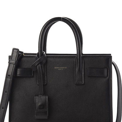 Saint Laurent Calfskin Nano Sac de Jour Black 9 of 9