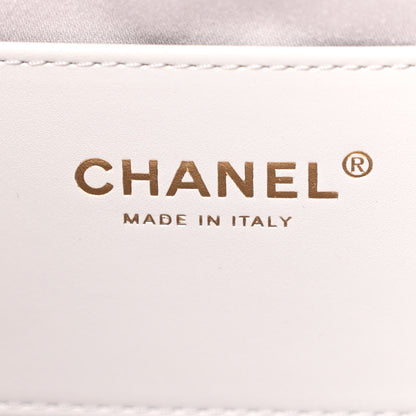 Chanel Caviar Quilted Small Chanel 25 Handbag Light Grey 6 of 10