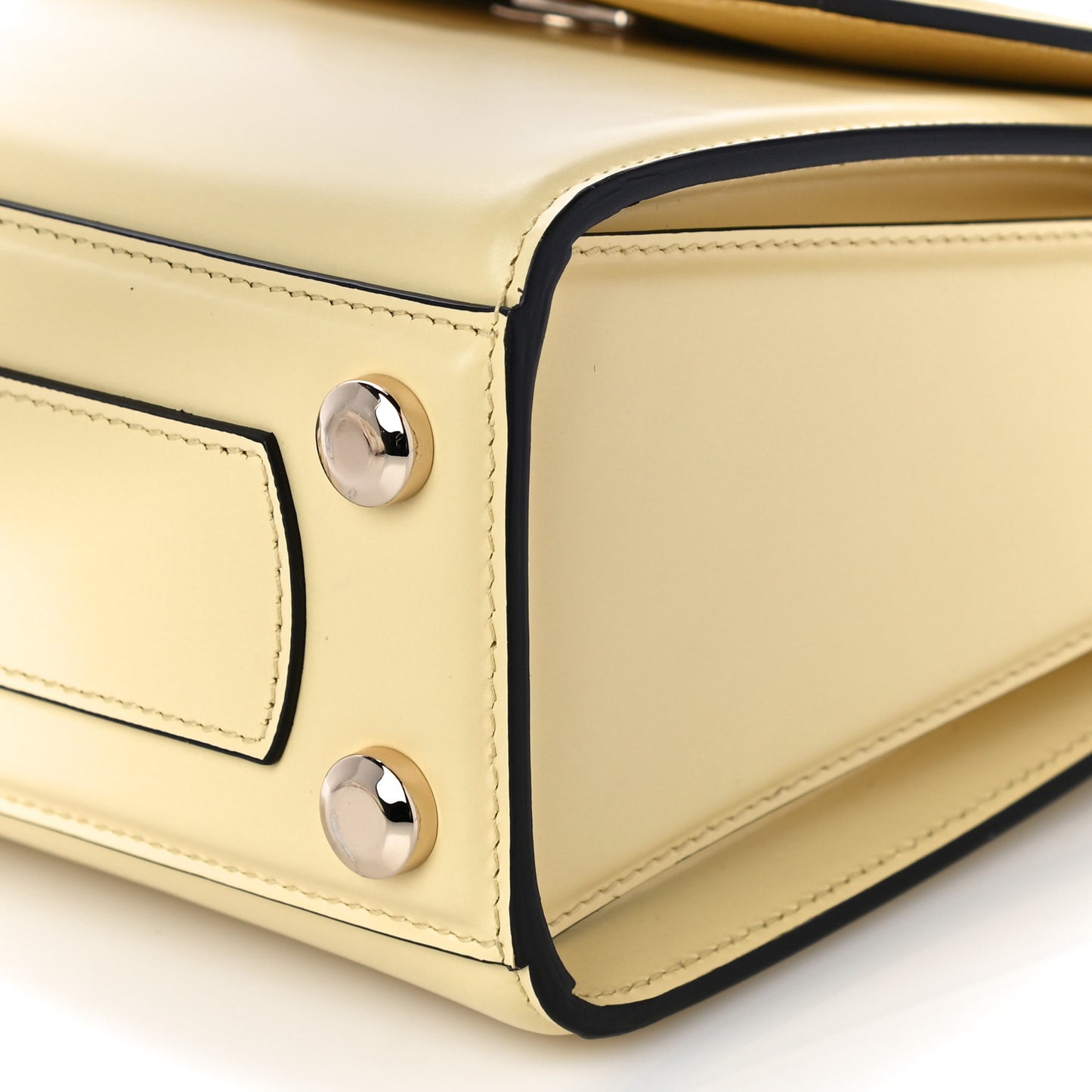 Smooth Calfskin Mini Boxyz Light Yellow