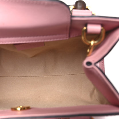 Gucci Wonka Grain Calfskin Mini Diana Tote Bag Wild Rose Fuxia Fluo 5 of 10