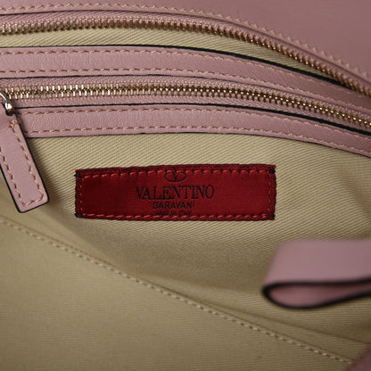 Valentino Garavani Vitello Small Rockstud Double Handle Tote Pink 7 of 8