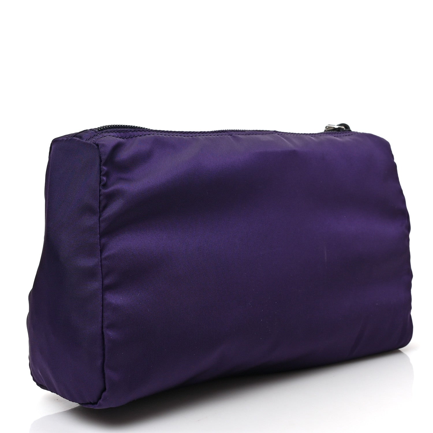 Prada Tessuto Nylon Saffiano Cosmetic Pouch Uva 3 of 6