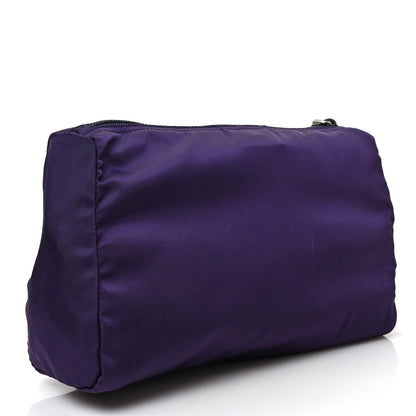 Prada Tessuto Nylon Saffiano Cosmetic Pouch Uva 3 of 6