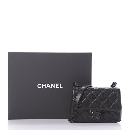 Chanel Caviar Quilted Incognito Mini Square Flap Black 13 of 13