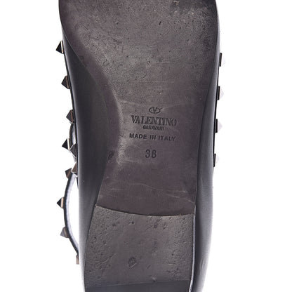 Valentino Garavani Nappa Rockstud Cage Ballerina Flats 38 Black 6 of 12