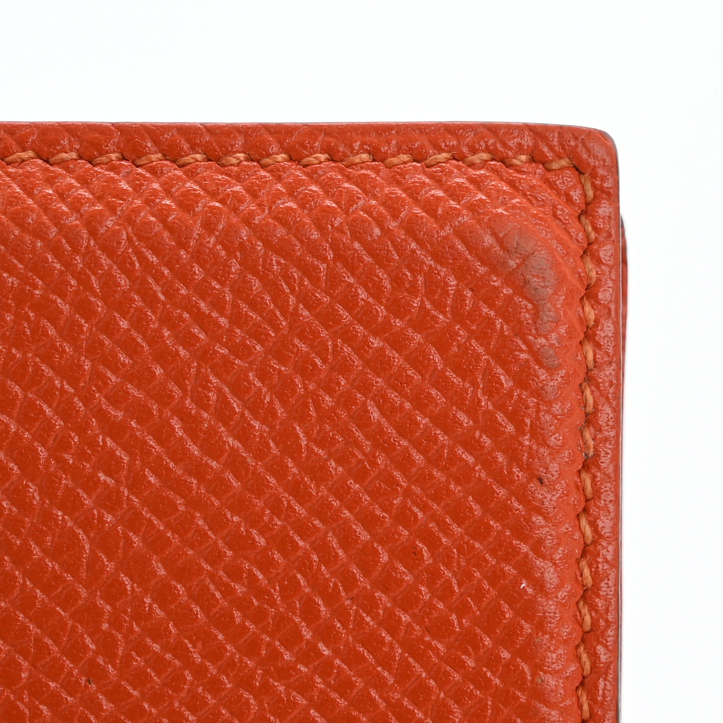 Epsom Guernesey Card Case Orange