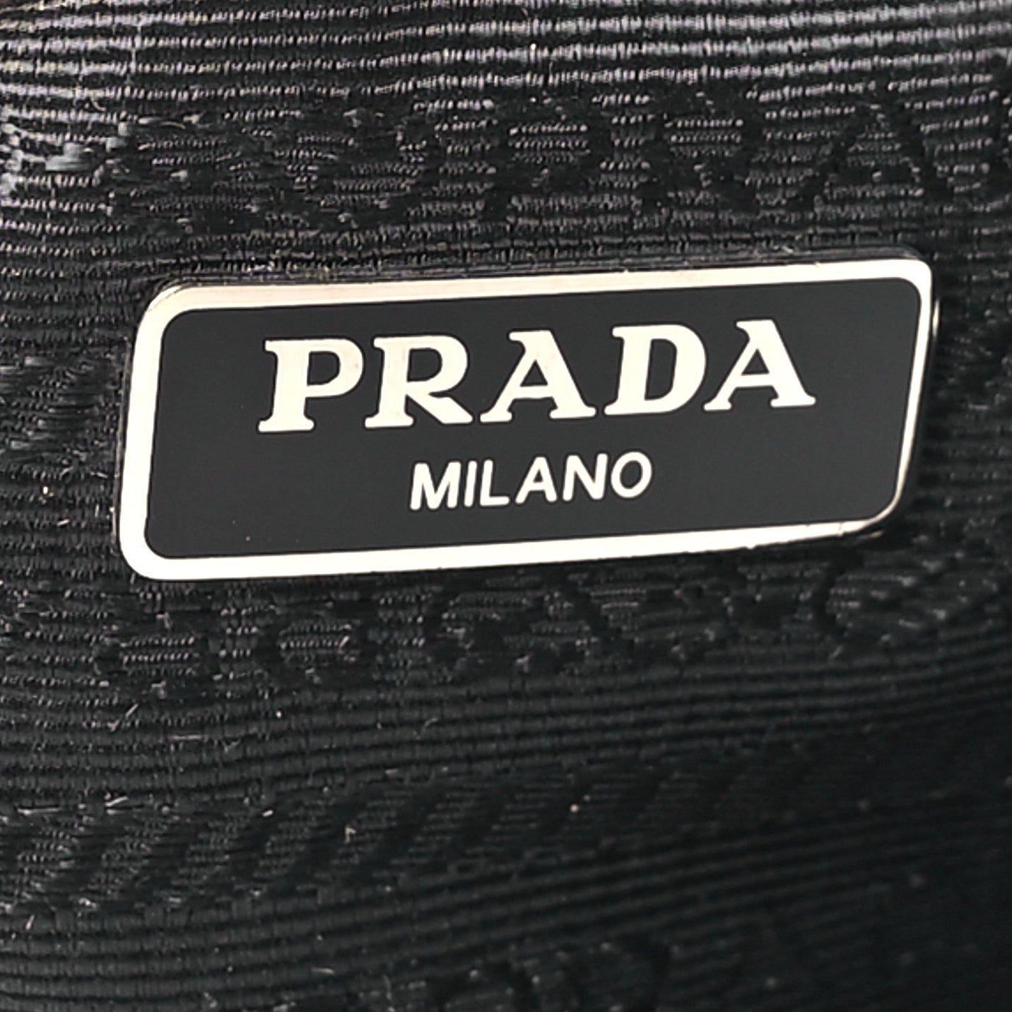 Prada Re-Nylon Saffiano Bucket Wristlet Black 6 of 11