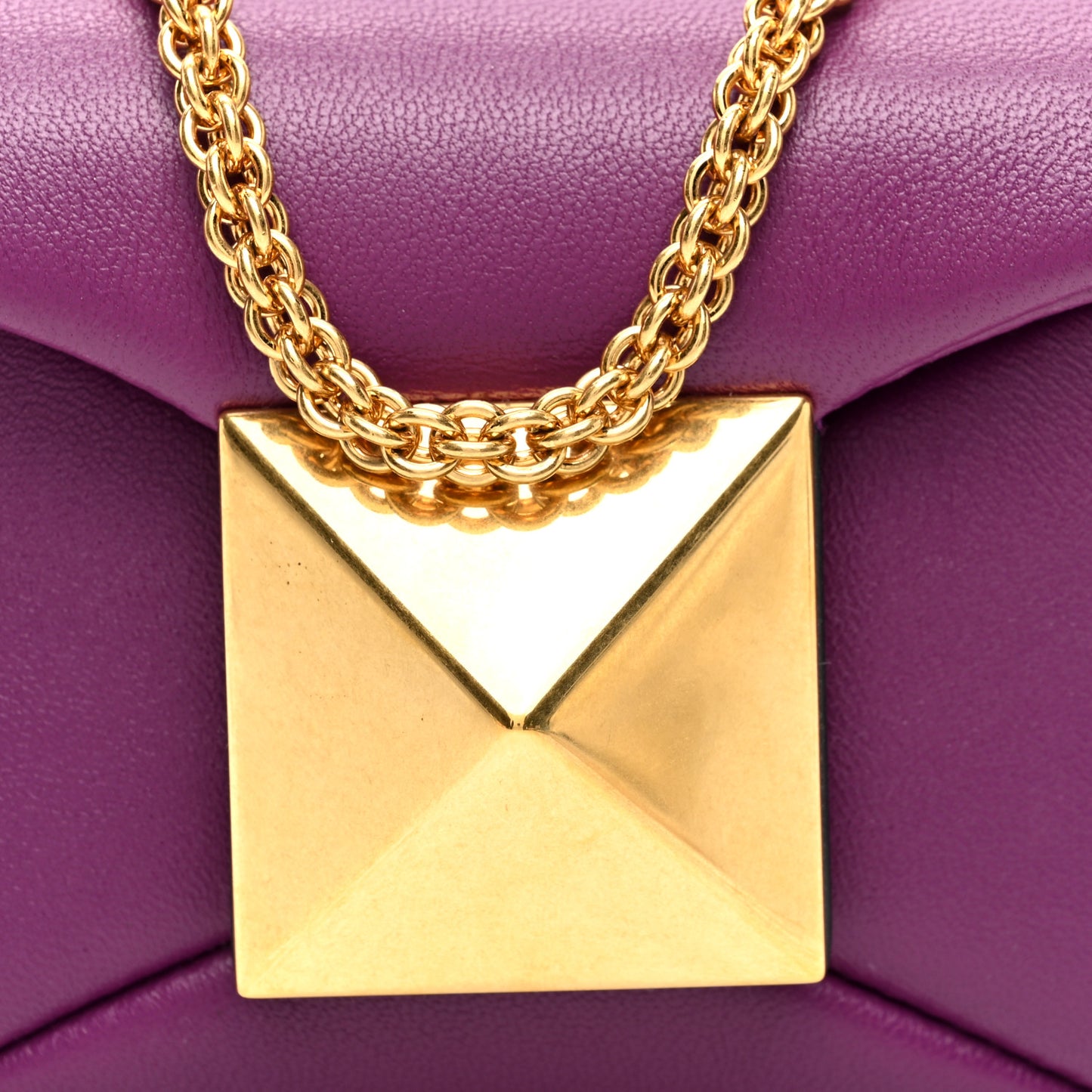 Nappa Micro One Stud Chain Bag Prune