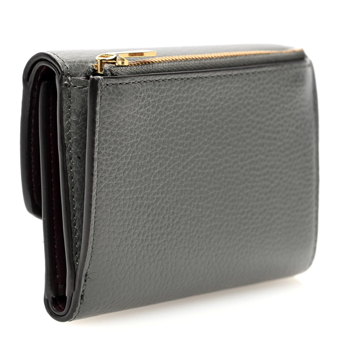 Classic Grain Small Darley Wallet Charcoal