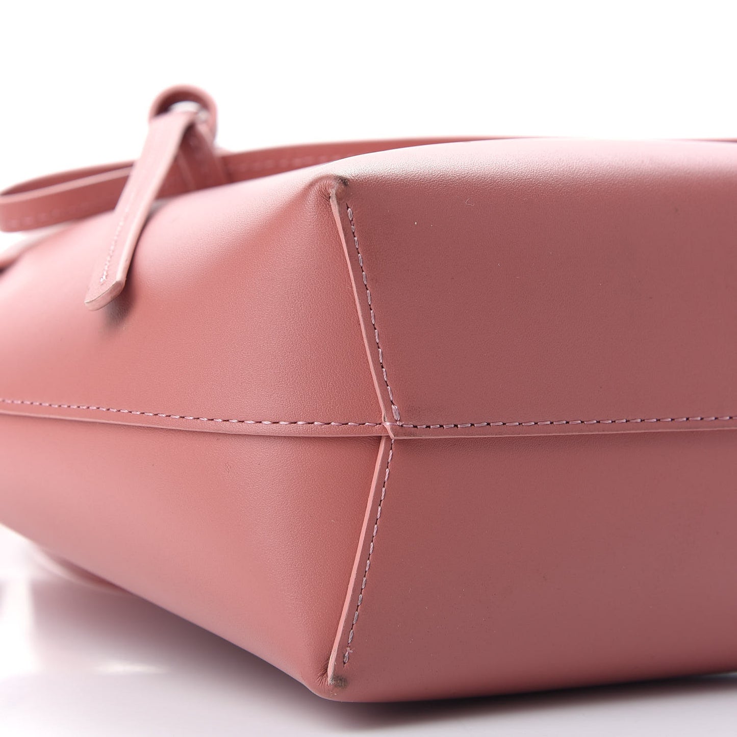 Calfskin Mini Bucket Bag Blush