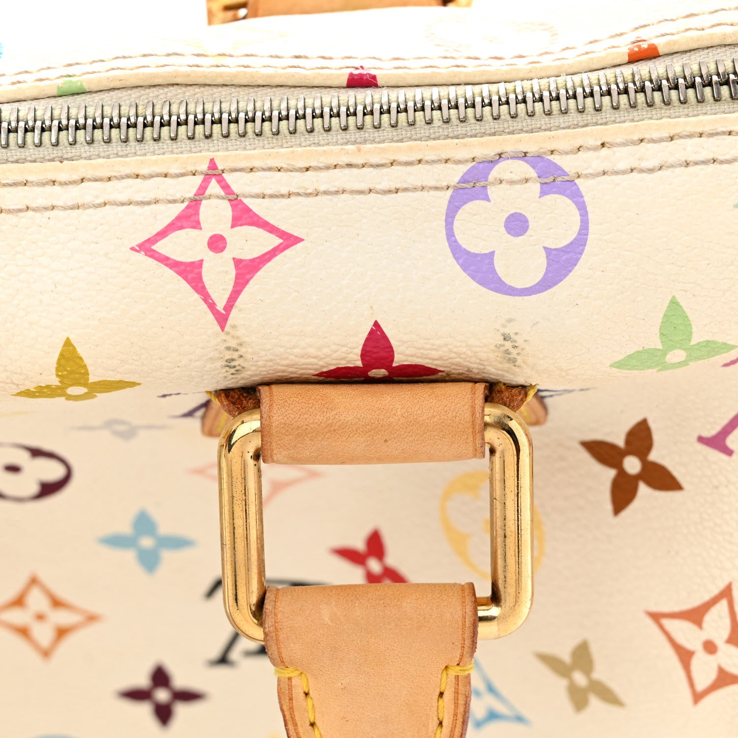 Louis Vuitton Monogram Multicolor Speedy 30 White 12 of 21
