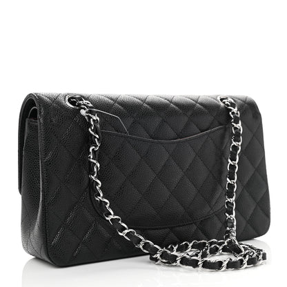 Chanel Caviar Quilted Medium Double Flap Black 3 of 11