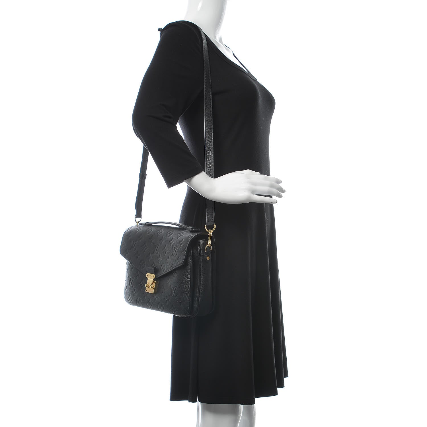 Louis Vuitton Empreinte Pochette Metis Black 2 of 9