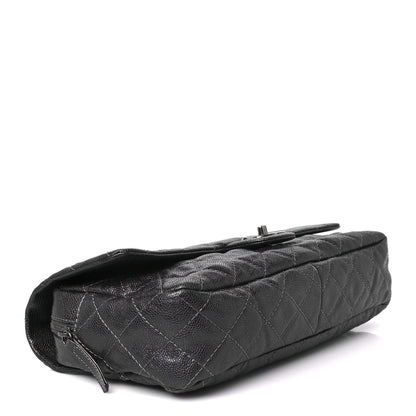 Chanel Iridescent Caviar Quilted Jumbo Easy Flap Grey 4 of 11