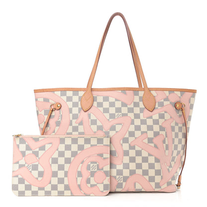 Louis Vuitton Damier Azur Tahitienne Neverfull MM 1 of 11