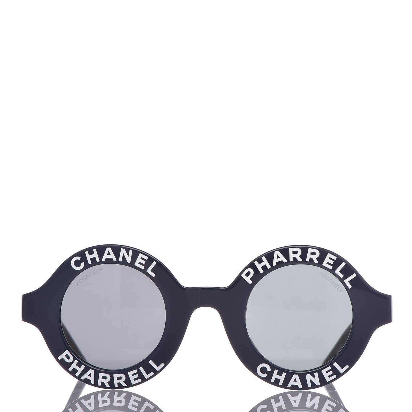 x Pharrell Williams Round 19mm Sunglasses Indigo Gris