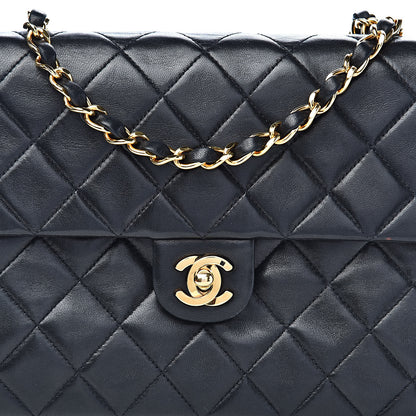 Chanel Lambskin Quilted Mini Square Flap Black 10 of 11