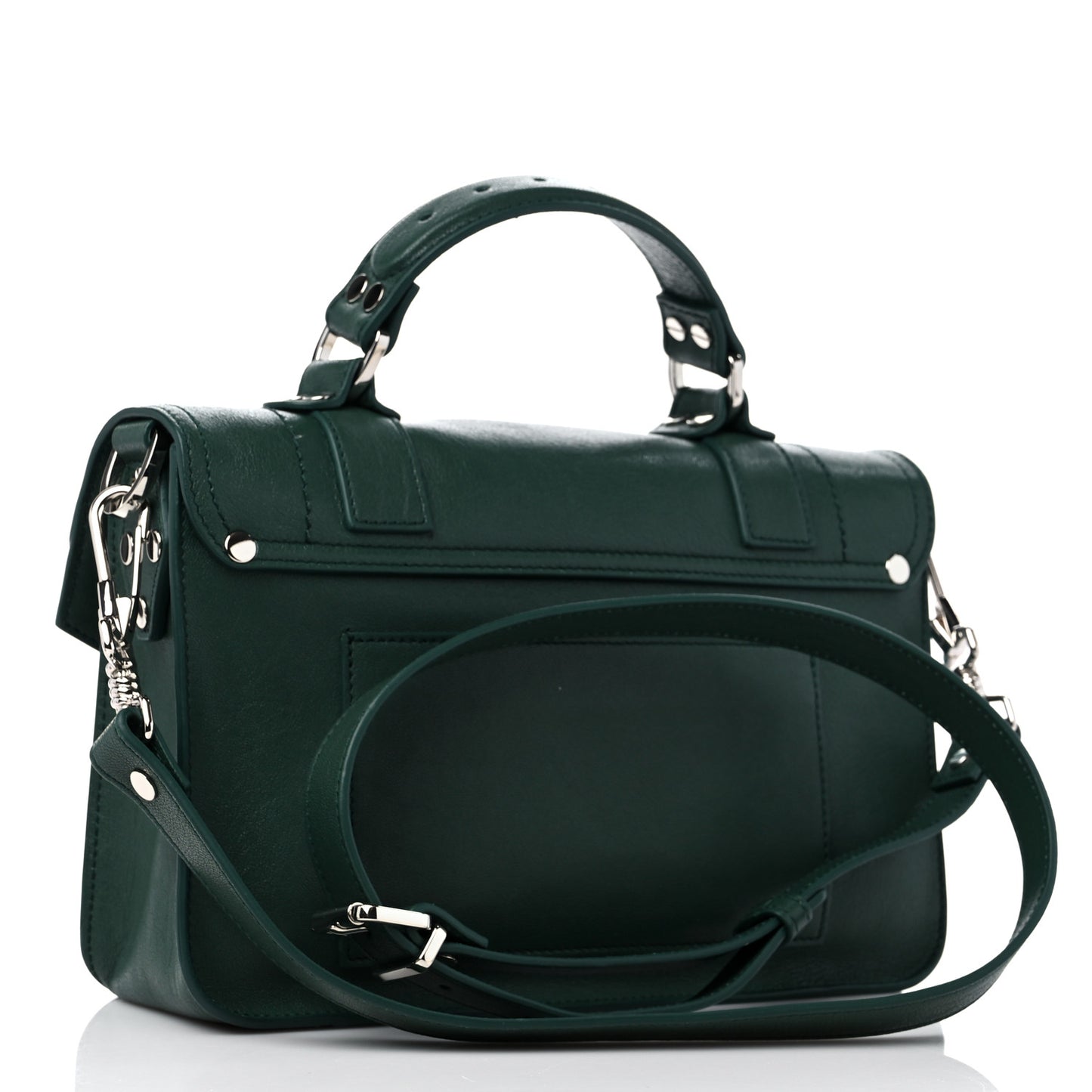 Lambskin Tiny PS1 Satchel Dark Teal