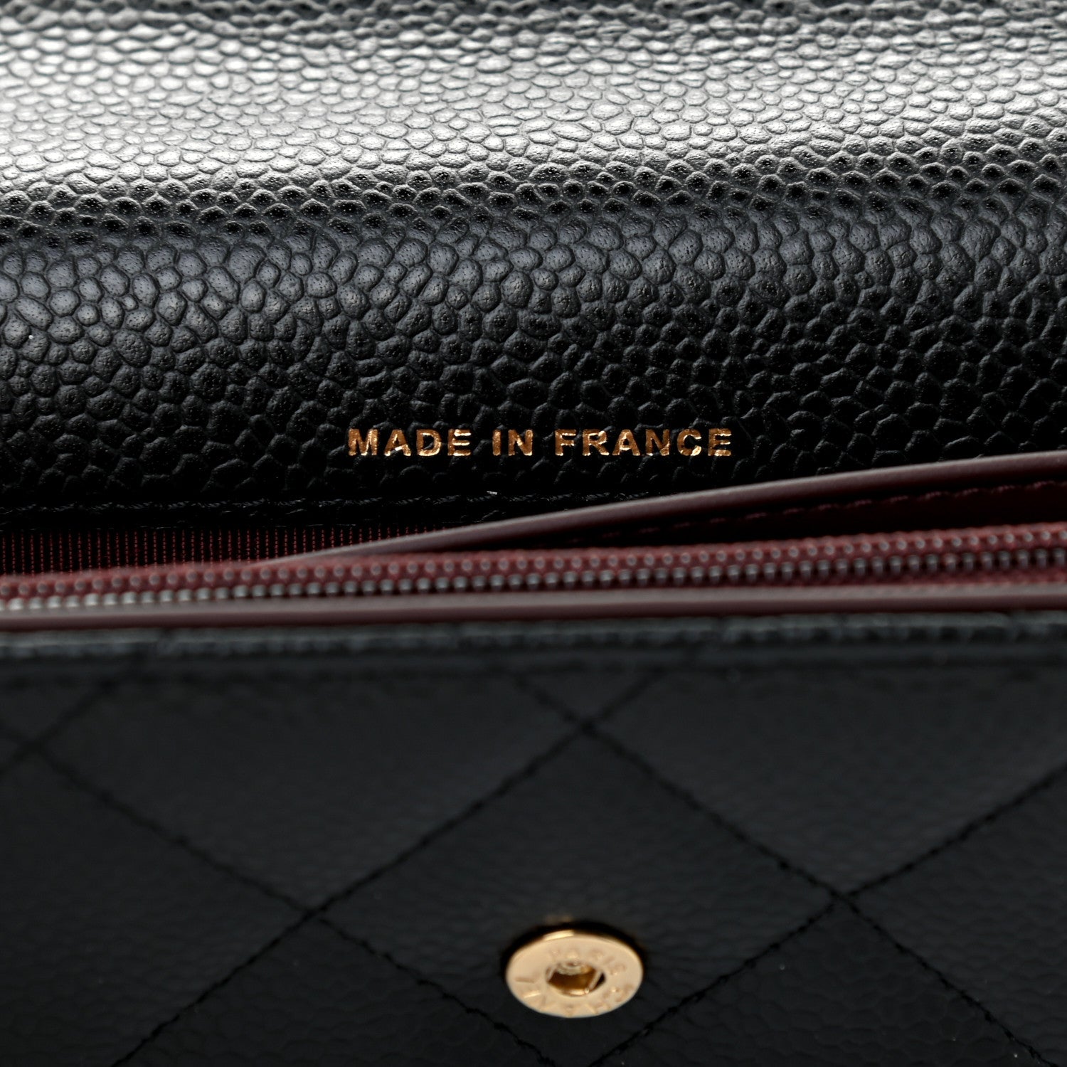 Chanel Caviar Quilted Large Flap Wallet Black 7 of 9