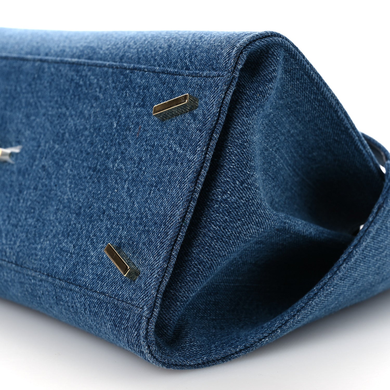 Salvatore Ferragamo Denim Medium Hug Bag 9 of 13