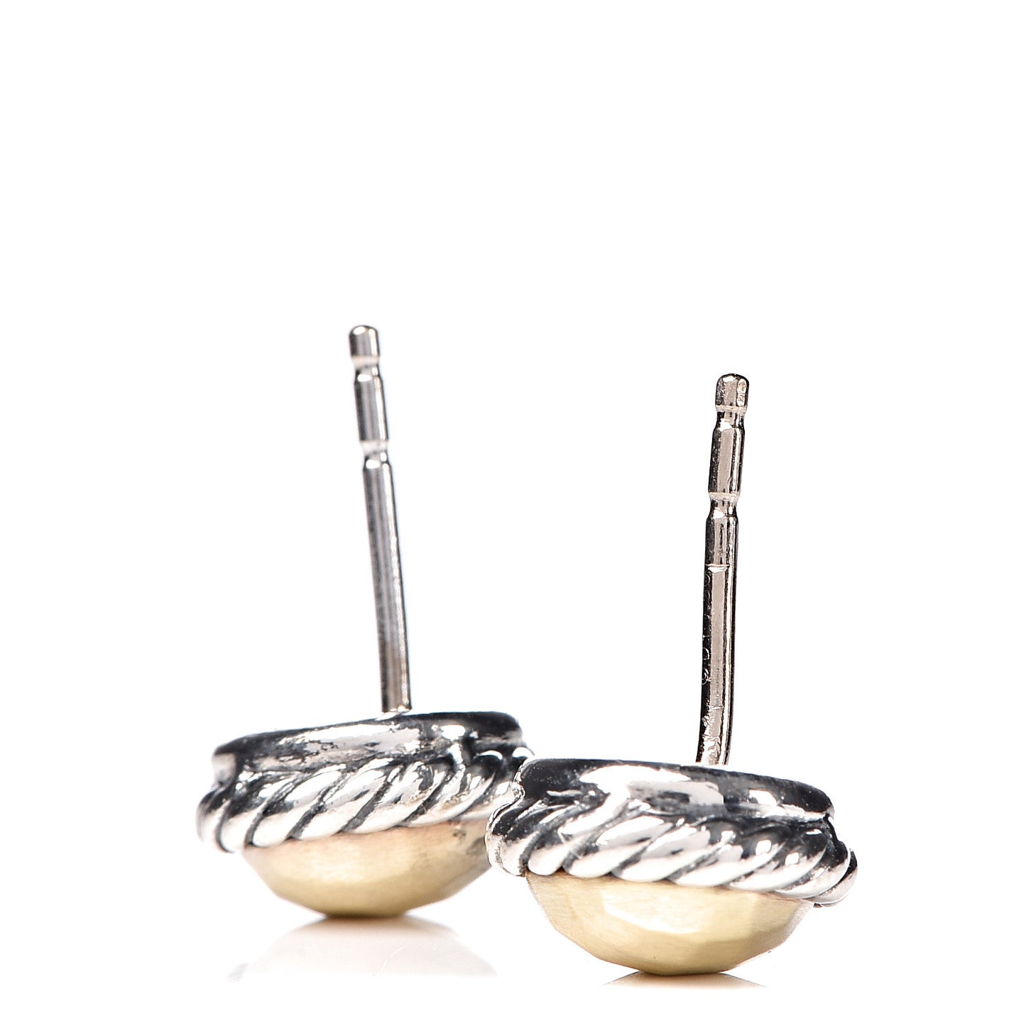Sterling Silver 18K Yellow Gold Chatelaine Earrings