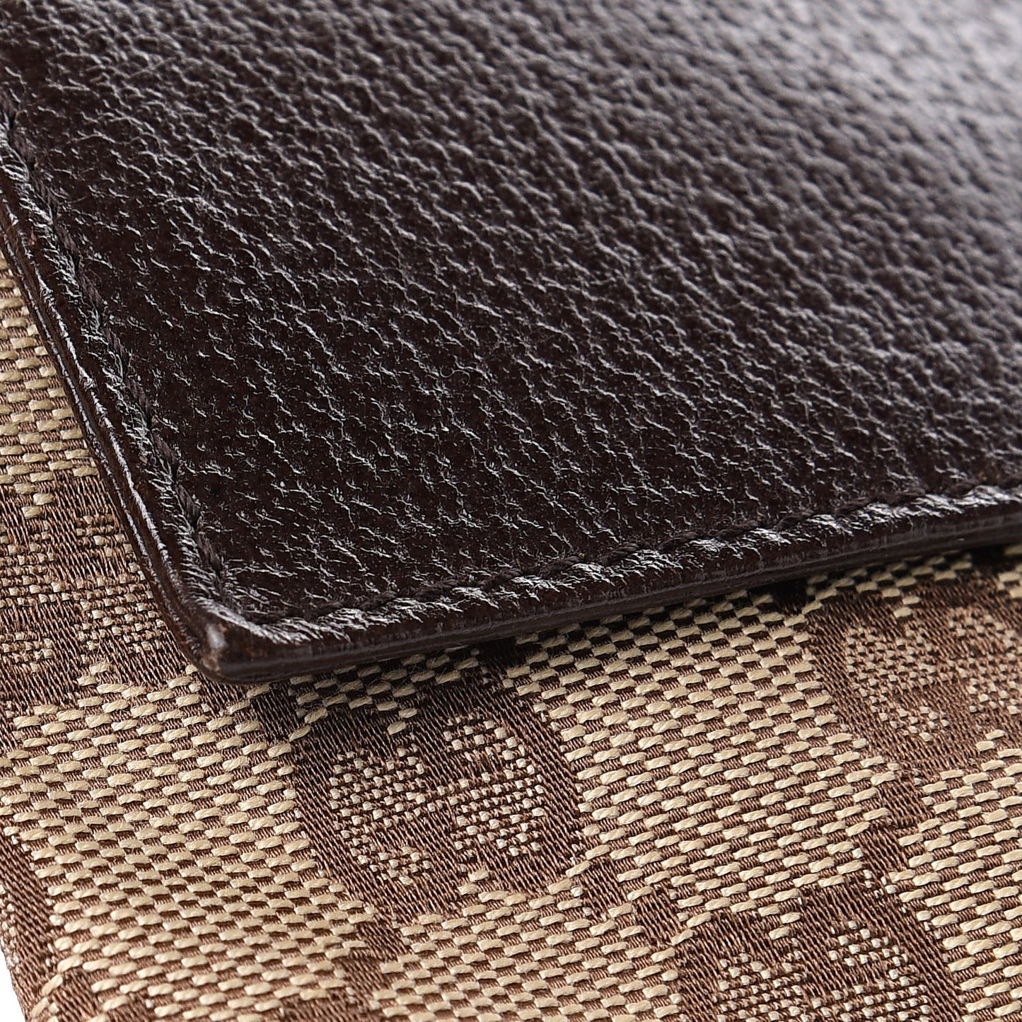 Monogram Web Belt Bag Dark Brown