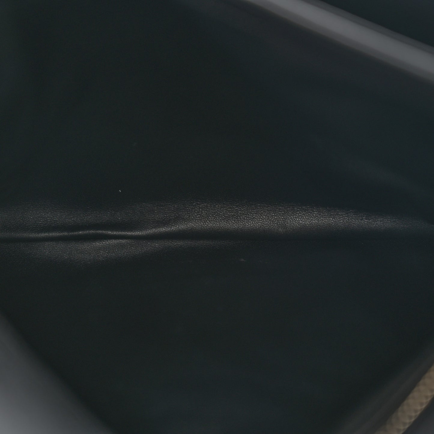 Roxy Calfskin Web Medium Blondie Top Handle Shoulder Flap Bag Black