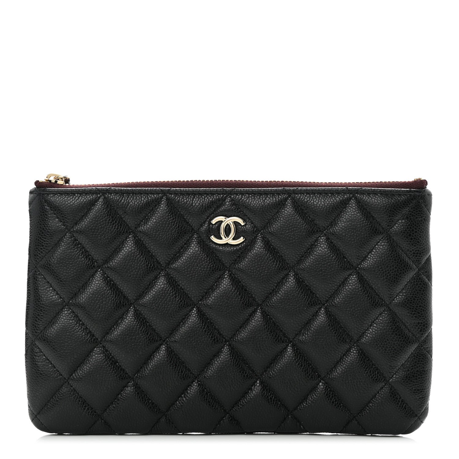 Chanel Caviar Quilted Cosmetic Case Black 1 of 8