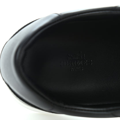 Hermes Calfskin Day Sneakers 42 Black 9 of 10