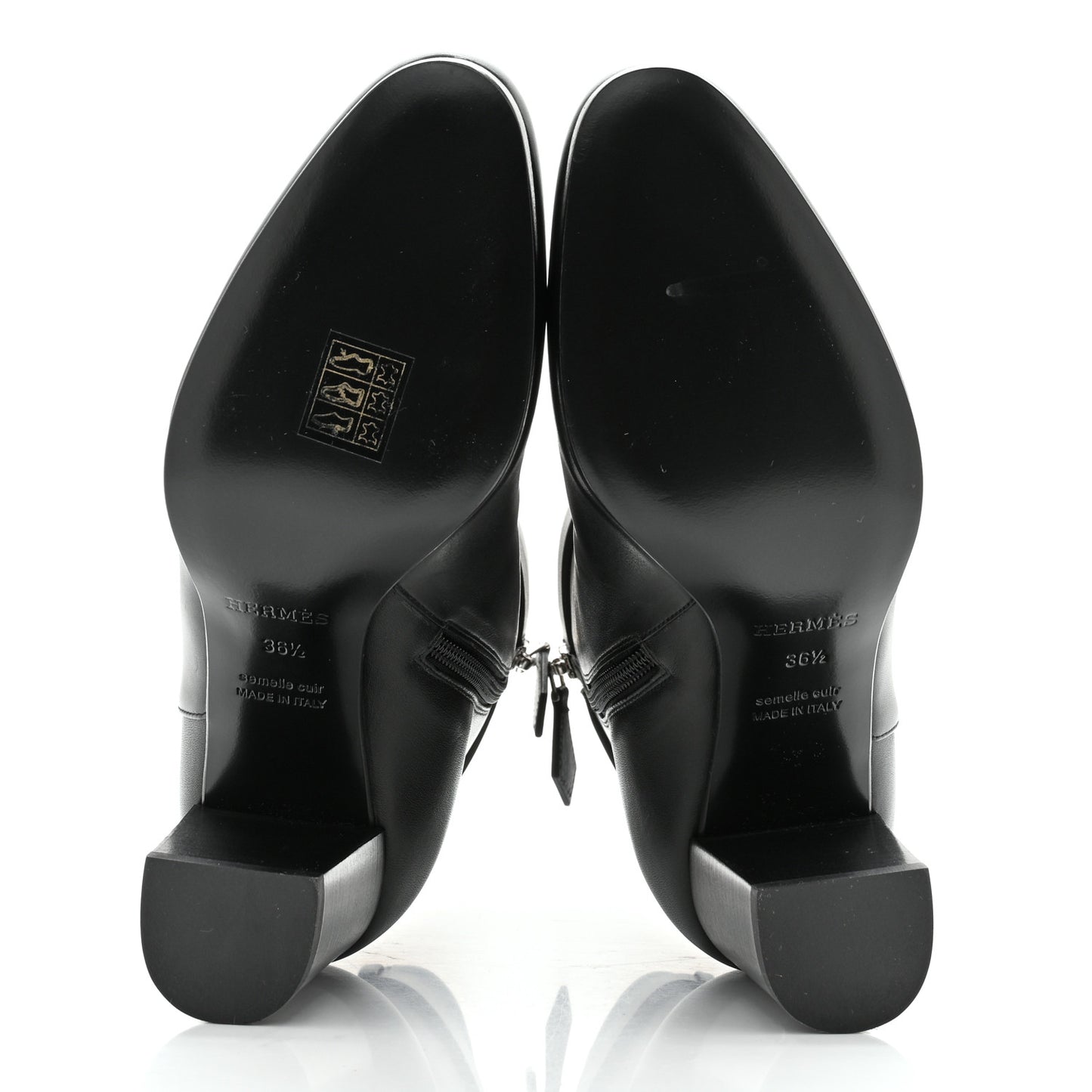 Calfskin Saint Germain Ankle Boots 36.5 Black