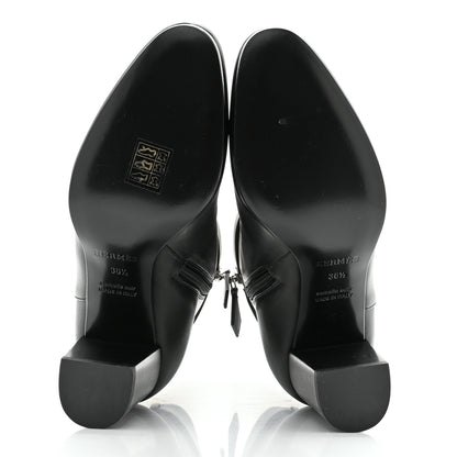Hermes Calfskin Saint Germain Ankle Boots 36.5 Black 5 of 11