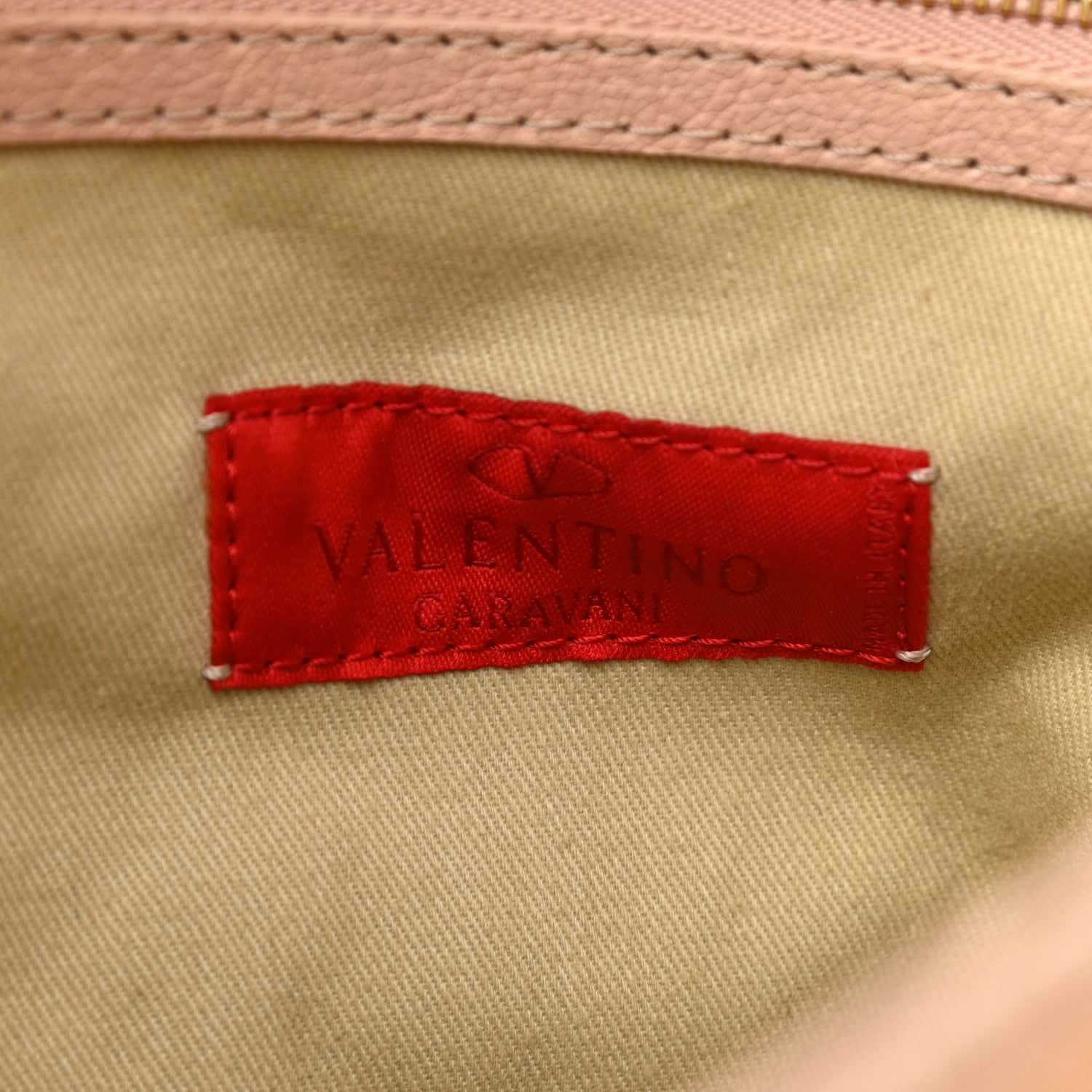 Valentino Garavani Patent Large Histoire Beige 6 of 11