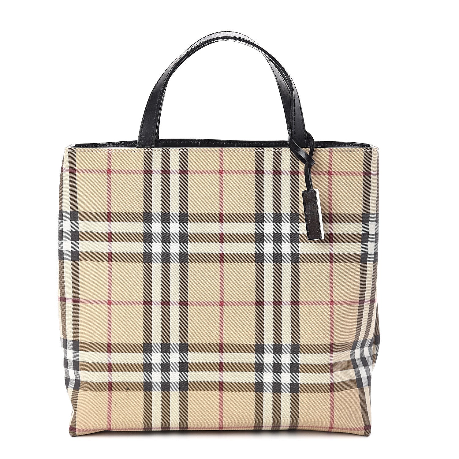 Burberry House Check Medium Tote Black 1 of 9