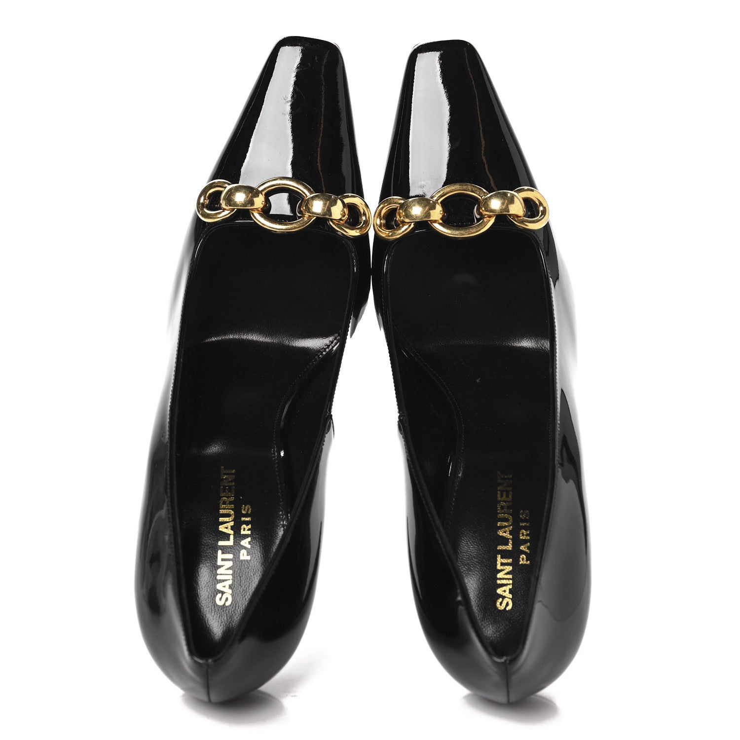 Saint Laurent Patent Silvana 110mm Pumps 38.5 Black 2 of 10