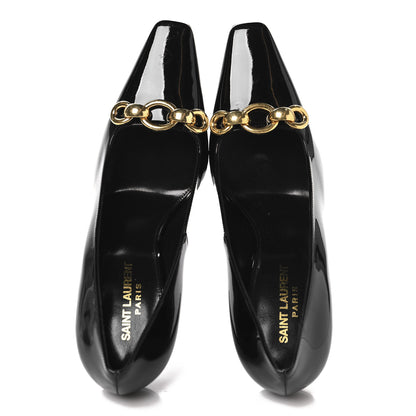 Saint Laurent Patent Silvana 110mm Pumps 38.5 Black 2 of 10
